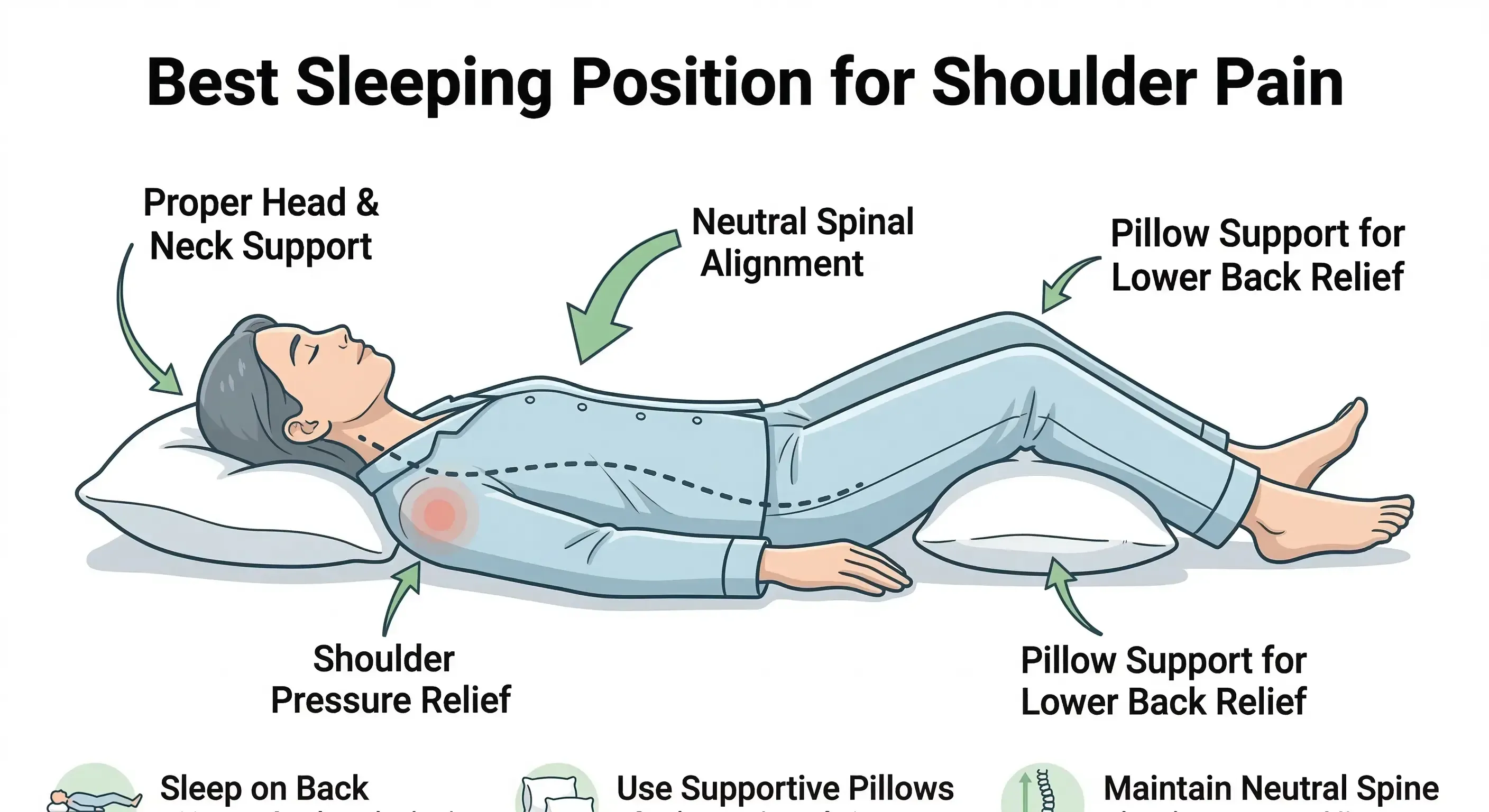 Best Sleeping Position for Shoulder Pain: Expert Guide to Pain-Free Sleep