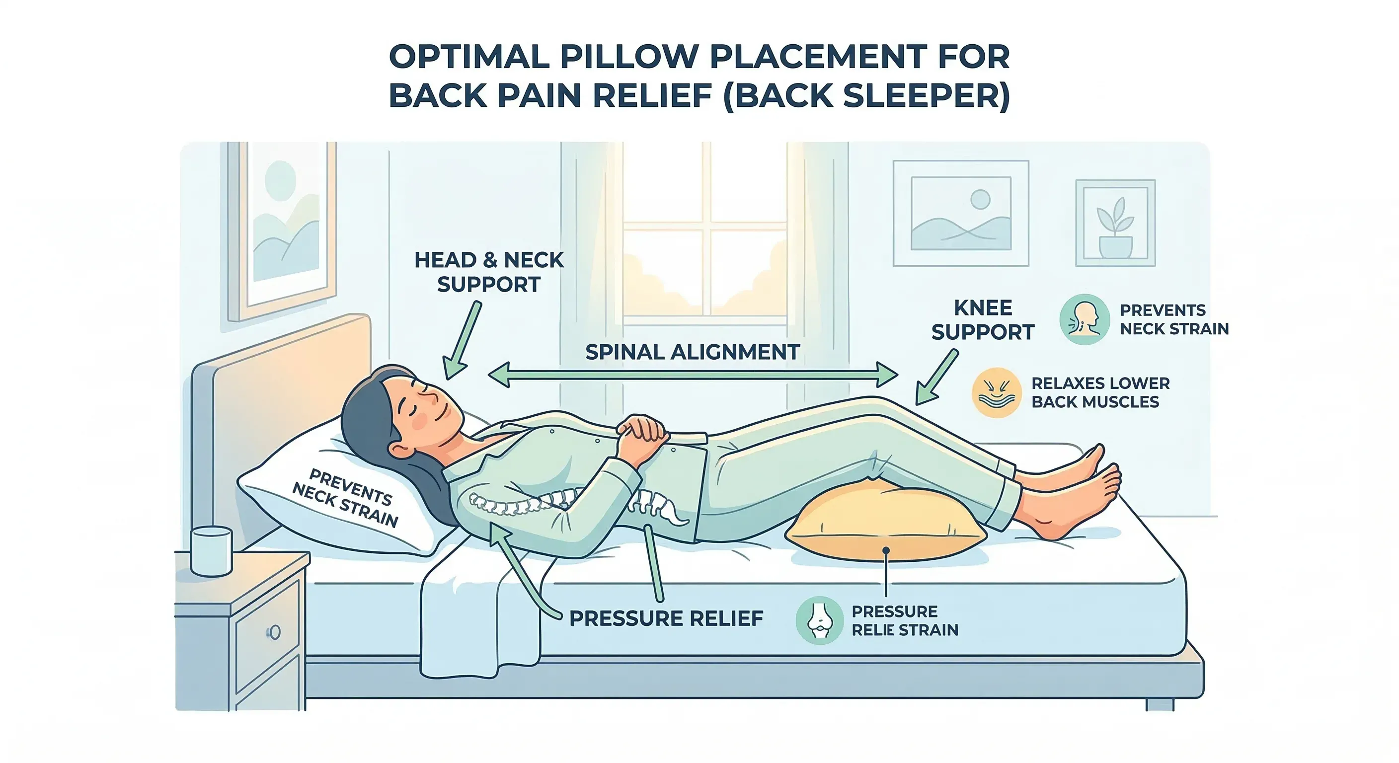 pillow between knees sleeping position