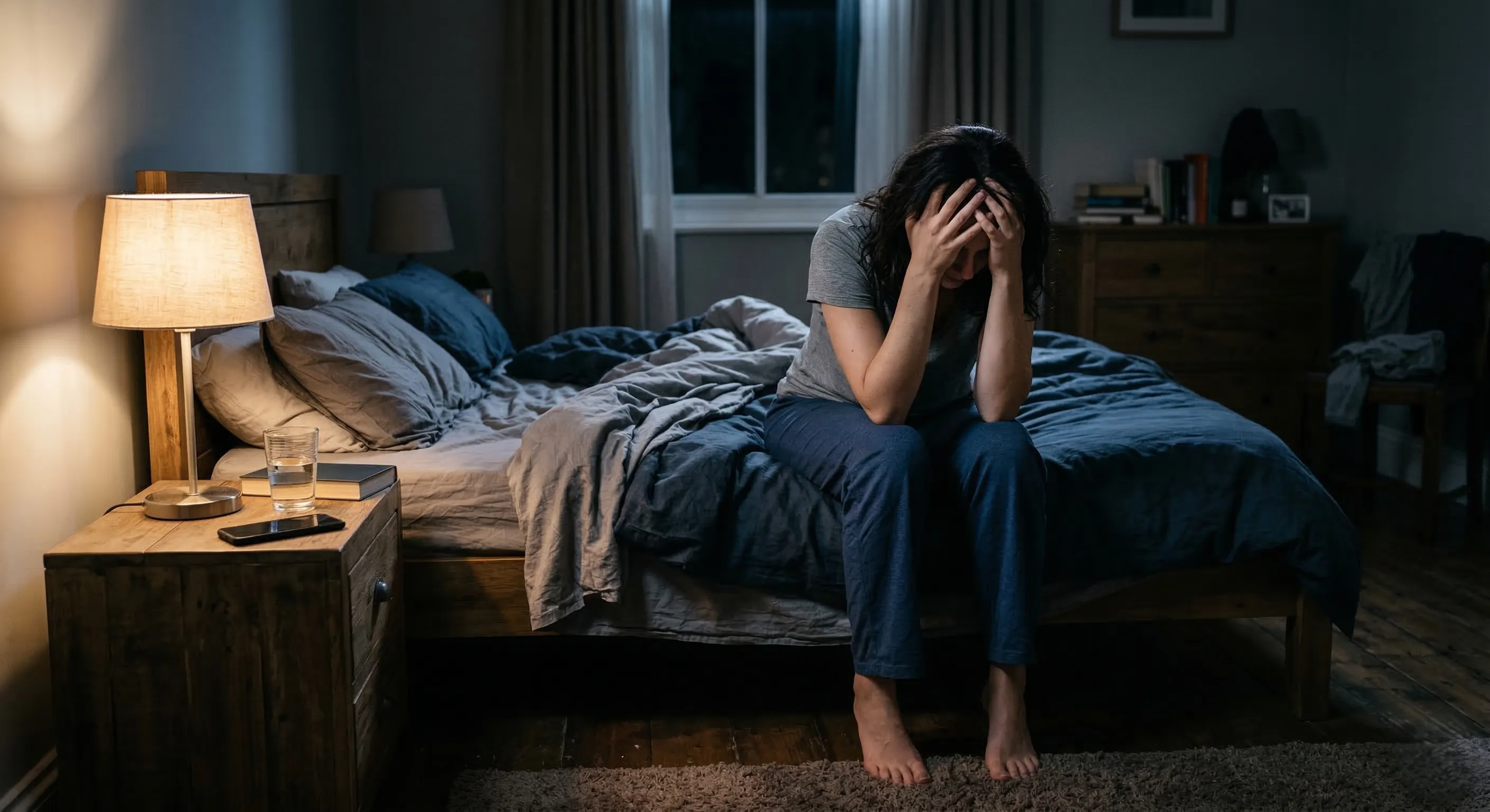 stress and anxiety causing sleepless nights