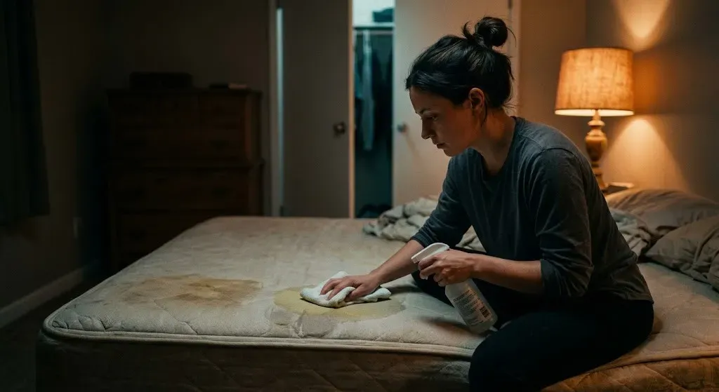 How to Remove Old Urine Stains From a Mattress