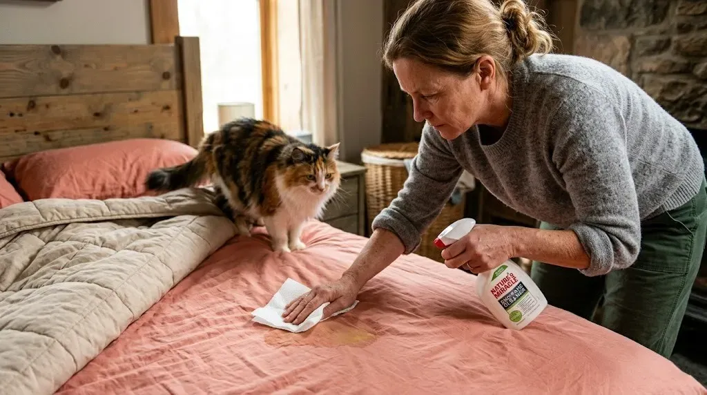 How to Get Cat Urine Out of a Mattress